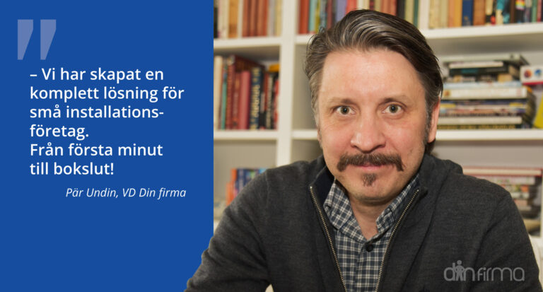 Pär Undin, VD Din firma