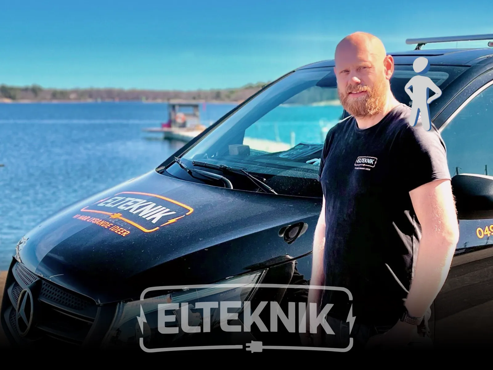 Daniel Peterson, delägare på Elteknik